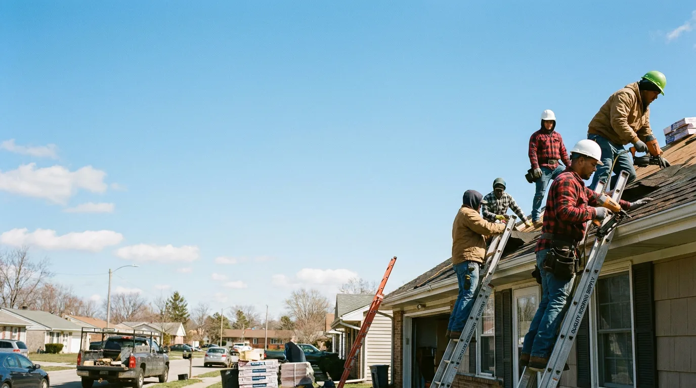 Roofing in Romeoville, IL near me